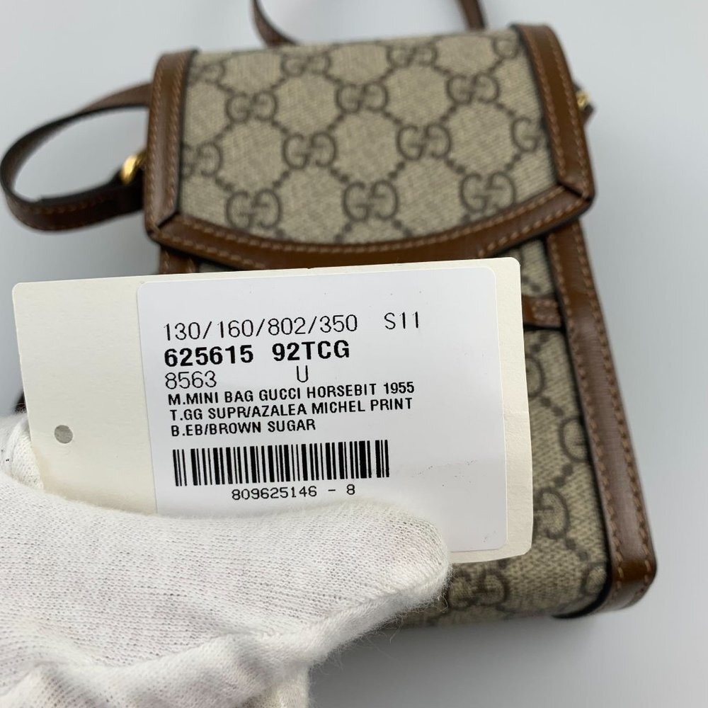 NIB Gucci horsebit 1955 mini bag - Picture 12 of 12